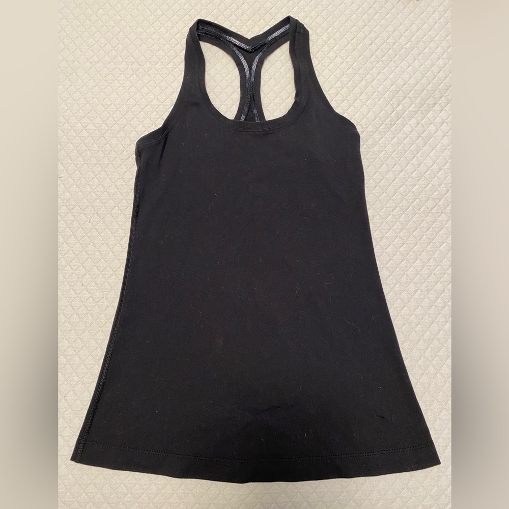 Lululemon Black Racerback Tank Top